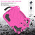 For iPad 10th Gen 10.9 2022 Ice Baby EVA Shockproof Hard PC Tablet Case(Rose Red+Black)
