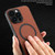 For iPhone 13 Skin Feel Litchi Texture MagSafe Magnetic Phone Case(Black)