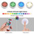 Ambience Pat Light Bedside Eye Protection Night Light, Color: RGBW Color Light Charging(1pcs No Remote Control)