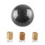 Universal Vehicle Car Shifter Cover Manual Automatic Carbon Fiber Ball Gear Shift Knob (Black)