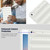 For iPad mini 5 / 4 Eiderdown Cushion Shockproof Tablet Case(White)