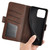 For Xiaomi 13 Dual-side Magnetic Buckle Horizontal Flip Leather Phone Case(Brown)
