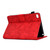 For iPad mini 1 / 2 / 3 / 4 / 5 Fortune Tree Pressure Flower PU Tablet Case with Wake-up / Sleep Function(Red)