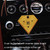 Car Pendant Triangular Ping An Charm Bag Leather Rearview Mirror Ornament(Yellow)