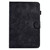 For iPad mini 1 / 2 / 3 / 4 / 5 Fortune Tree Pressure Flower PU Tablet Case with Wake-up / Sleep Function(Black)