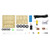 Wooden Electric Simulation Crawler Tank DIY Toy Assembly Model,Spec: No. 1 Single Motor Remote Control Edition