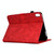 For iPad 10.9 2022 Fortune Tree Pressure Flower PU Tablet Case with Wake-up / Sleep Function(Red)