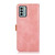 For Nokia G22 4G KHAZNEH Dual-color Cowhide Texture Flip Leather Phone Case(Rose Gold)
