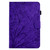 For iPad mini 1 / 2 / 3 / 4 / 5 Fortune Tree Pressure Flower PU Tablet Case with Wake-up / Sleep Function(Purple)