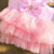 2pcs Pet Mesh Skirt Dress Dog Cat Clothes, Size: XL(Suspender Stripes Red)