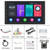 A2799 10 Inch Android WiFi 2+32G Central Control Large screen Universal Car Navigation Reversing Video Player, Style:Standard+12Lights Camera