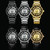 BINBOND B7872 Multifunctional Hollow Luminous Waterproof Quartz Watch, Color: Black Leather-Black-Black BINBOND B7872 Multifunctional Hollow Luminous Waterproof Quartz Watch, Color: Black Leather-Black-Black