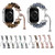 Double Row Beads Telescopic Chain Watch Band For Apple Watch Series 9&8&7 41mm / SE 3&SE 2&6&SE&5&4 40mm / 3&2&1 38mm(Grey)