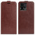 For Motorola Moto G72 R64 Texture Single Vertical Flip Leather Phone Case(Brown)