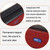 BAIJIALI SY-918 Solar Emergency Radio Read U Disk Large Volume Speaker LED Light Portable Player(Red)