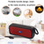 BAIJIALI SY-918 Solar Emergency Radio Read U Disk Large Volume Speaker LED Light Portable Player(Red)