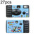 27pcs Happy Day Retro Film Camera Waterproof Cartoon Decorative Stickers without Camera