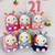 Kindergarten School Bag Plush Toy Children Cute Cartoon Backpack(Bunny Dark Blue)