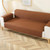 Double-sided Waterproof Pet Cushion Diamond Pattern Sofa Cover, Size:55x196cm(Coffee)