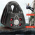 XINDA  Outdoor Three Pulley Cableway Crosses Rock Climbing Hoisting Ball Bearing(Black)