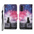 For Samsung Galaxy A24 4G Colored Drawing Pattern Flip Leather Phone Case(Star Sky Cat)