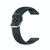 For Xiaomi Watch S2 42mm 22mm Perforated Breathable Sports Silicone Watch Band(Olive Green+Black)