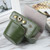 For Canon EOS R10 Camera Full Body Magnetic Leather Camera Case Bag with Strap(Green) For Canon EOS R10 Camera Full Body Magnetic Leather Camera Case Bag with Strap(Green)