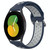 For Samsung Galaxy Watch 5 40mm 20mm Perforated Breathable Sports Silicone Watch Band(Midnight Blue + Gray)