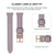 20mm Universal Genuine Leather Watch Band(Off White)