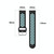 For Samsung Galaxy Watch 42mm 20mm Perforated Breathable Sports Silicone Watch Band(Black)