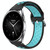 For Xiaomi Watch S2 42mm 22mm Perforated Breathable Sports Silicone Watch Band(Black+Blue)