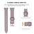20mm Universal Genuine Leather Watch Band(Light Pink)