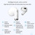 ROCK EB700 TWS Bluetooth 5.3 HIFI Music Earphones(White)