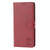 For Samsung Galaxy S23 Ultra 5G Embossed Happy Cat Pattern Flip Leather Phone Case(Red)