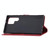 For Samsung Galaxy S23 Ultra 5G Embossed Happy Cat Pattern Flip Leather Phone Case(Red)