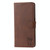 For Samsung Galaxy A54 5G Embossed Happy Cat Pattern Flip Leather Phone Case(Brown)