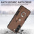 For Samsung Galaxy S21 Ultra 5G Retro Skin-feel Ring Card Wallet Phone Case(Brown)