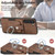For Samsung Galaxy S21 Ultra 5G Retro Skin-feel Ring Card Wallet Phone Case(Brown)