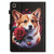 For Samsung Galaxy Tab A7 Lite T220/T225 Coloured Drawing Stitching Leather Tablet Case(Corgi)