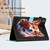 For Samsung Galaxy Tab A7 Lite T220/T225 Coloured Drawing Stitching Leather Tablet Case(Corgi)