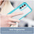 For Samsung Galaxy M14 5G Colorful Series Acrylic + TPU Phone Case(Transparent Blue)