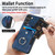 For Samsung Galaxy S22+ 5G Retro Skin-feel Ring Card Wallet Phone Case(Blue) For Samsung Galaxy S22+ 5G Retro Skin-feel Ring Card Wallet Phone Case(Blue)