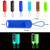For TCL Roku 3600R/3900/Voice RCAL7R 2pcs Remote Control Silicone Case(Luminous Blue)
