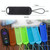 For TCL Roku RC280/RC282 2pcs Oval Remote Control Silicone Case(Luminous Green)