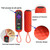 For TCL Roku RC280/RC282 2pcs Oval Remote Control Silicone Case(Luminous Green)