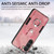 For Samsung Galaxy S22+ 5G Retro Skin-feel Ring Card Wallet Phone Case(Pink)
