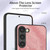 For Samsung Galaxy S22+ 5G Retro Skin-feel Ring Card Wallet Phone Case(Pink)