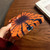 For iPhone 14 Plus Precise Hole Glossy PC Phone Case(Orange)
