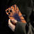 For iPhone 14 Plus Precise Hole Glossy PC Phone Case(Orange)