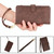 For Samsung Galaxy S23+ 5G Litchi Texture Zipper Leather Phone Case(Brown)